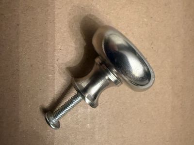 30, 1” Nickel Cabinet Hardware/Knobs