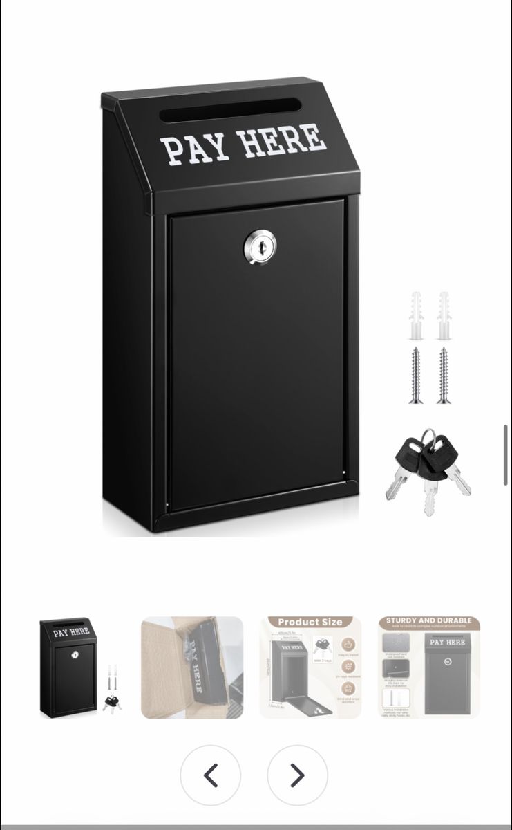 Yoacom cash lock box