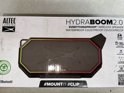 Altec Lansing HydraBoom 2.0 Wireless Speaker - Waterproof, Dustproof, Shockproof, Bluetooth