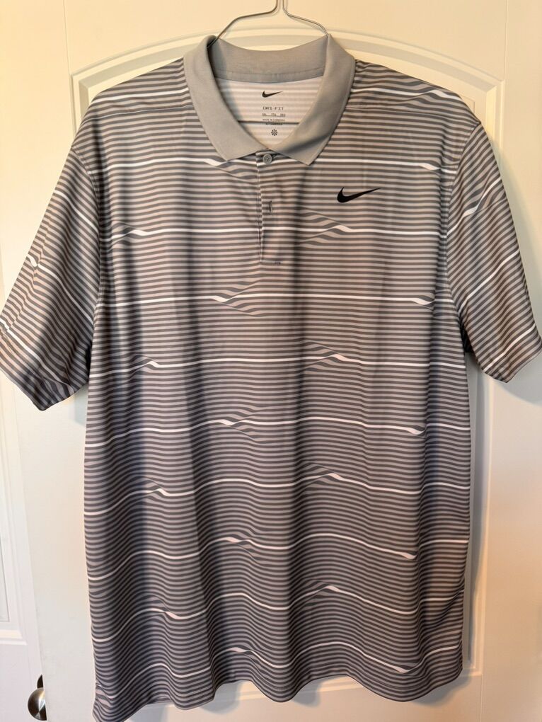 Nike Golf Shirt Grey Mens Sz 2XL New with Tags!