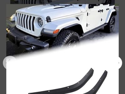 Jeep Wrangler JL/JT Fender Flare Extensions - Front Outer Wheel Arch Mouldings