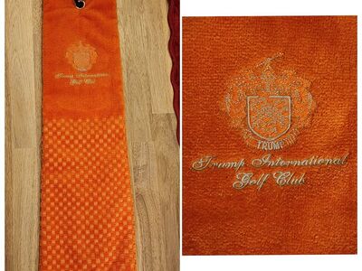 trump international golf club towel