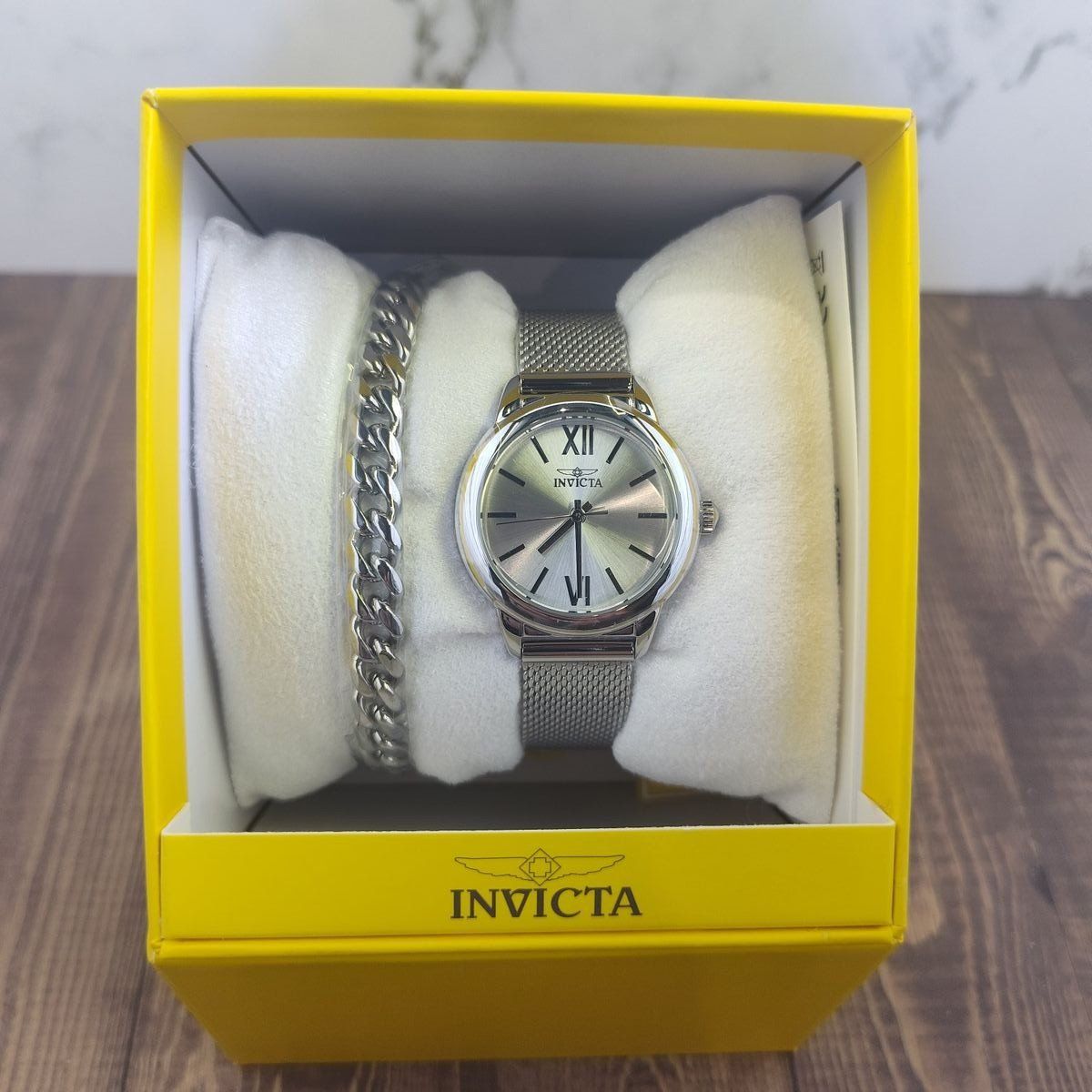 Invicta Angel Women's Watch - 30mm, Steel With Bracelet Set (48249)