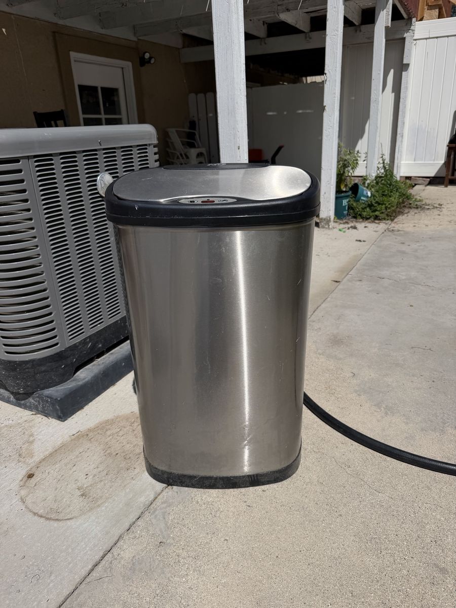Automatic Stainless Steel Trash Can