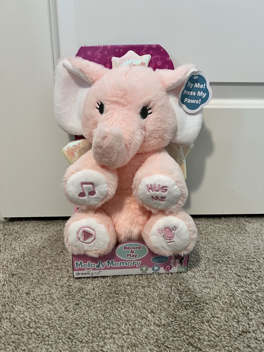 Record A Message Stuffed Elephant
