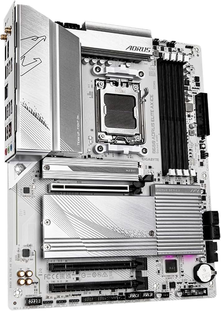 B650 AORUS ELITE AX Ice AM5 ATX Motherboard