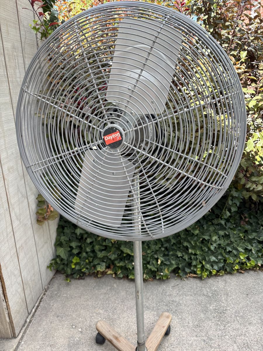 Dayton 1/4 hp 2 Blade Fan on Pedestal