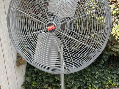 Dayton 1/4 hp 2 Blade Fan on Pedestal