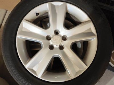 Stock Subaru wheels with tires