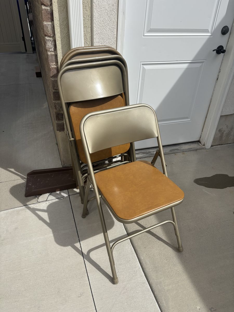 Folding Chairs And Table