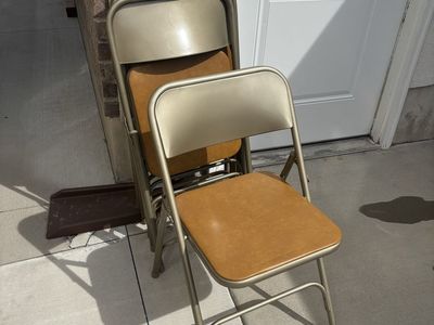 Folding Chairs And Table
