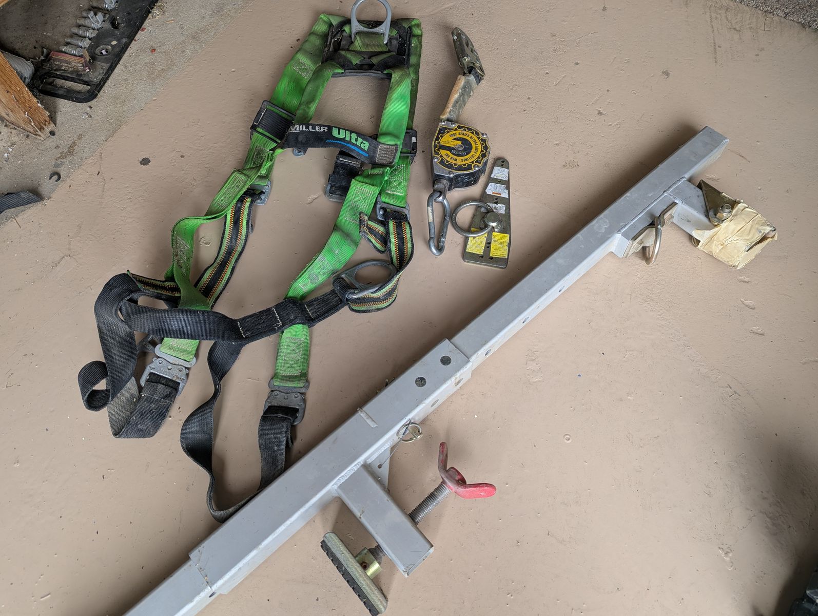 Safety-Fall protection harness and gear