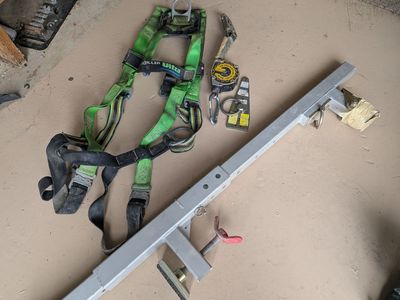 Safety-Fall protection harness and gear