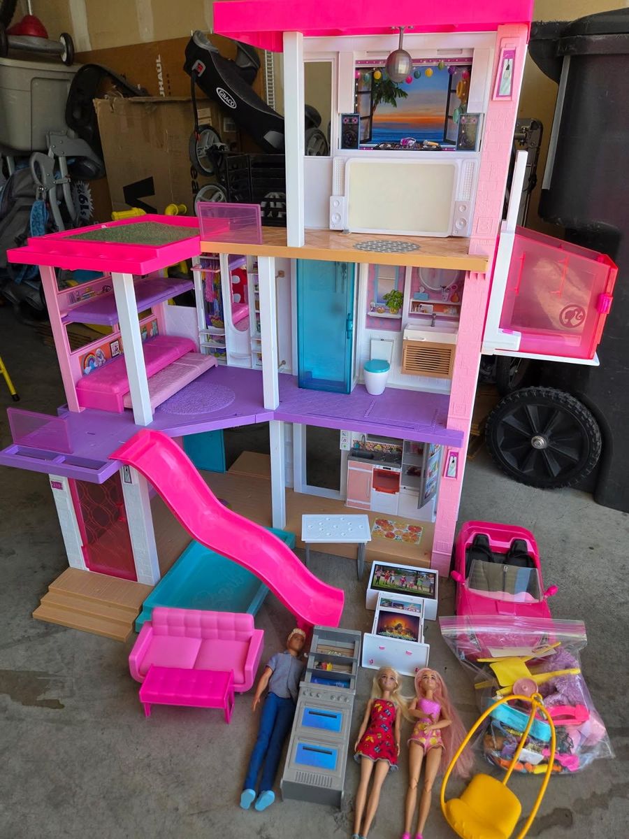 Barbie dream house.