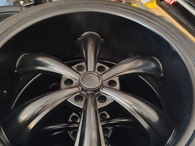 24" Custom Wheels and Rims with 295/35R24 Tires - Set of 4