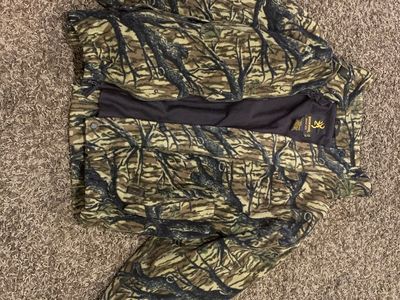 Browning Camouflage Fleece Coat Size XL Gore-Tex Waterproof