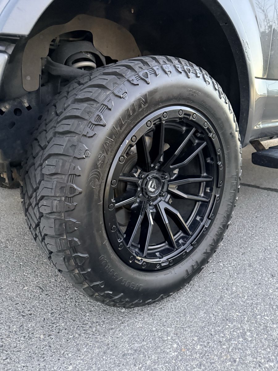 F150/Expedition fit Black Fuel Rims and Tires Wheel Combo LT305/55R20