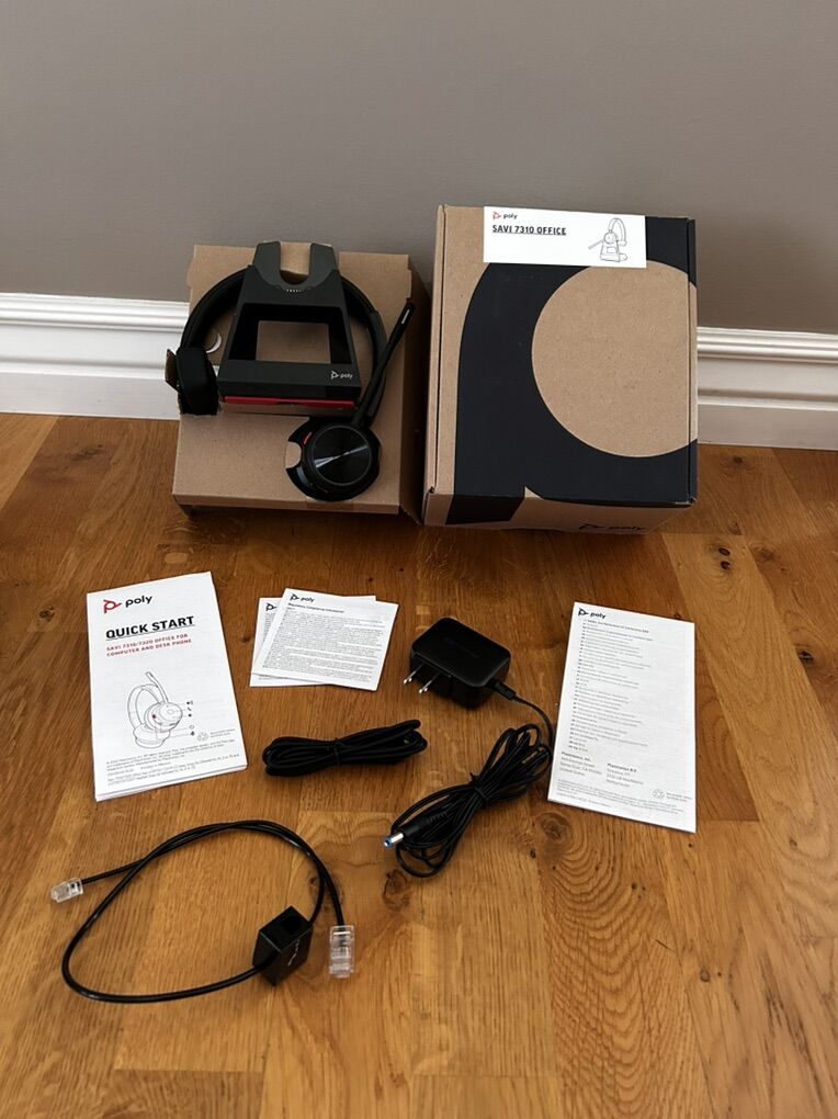 Poly Savi 7310 Office Wireless DECT Headset ***NEW***