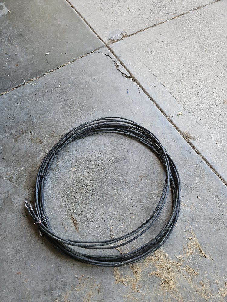 #2 awg 3 wire aluminum service line