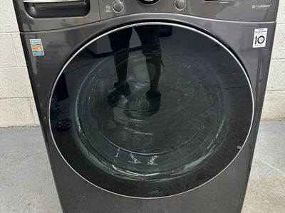 LG dark stainless 4.5 cu ft capacity washing machine