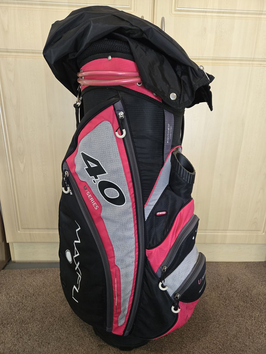 Maxfli 4.0 U Series Womens Golf Bag, 14 Way Divider, Rain Cover