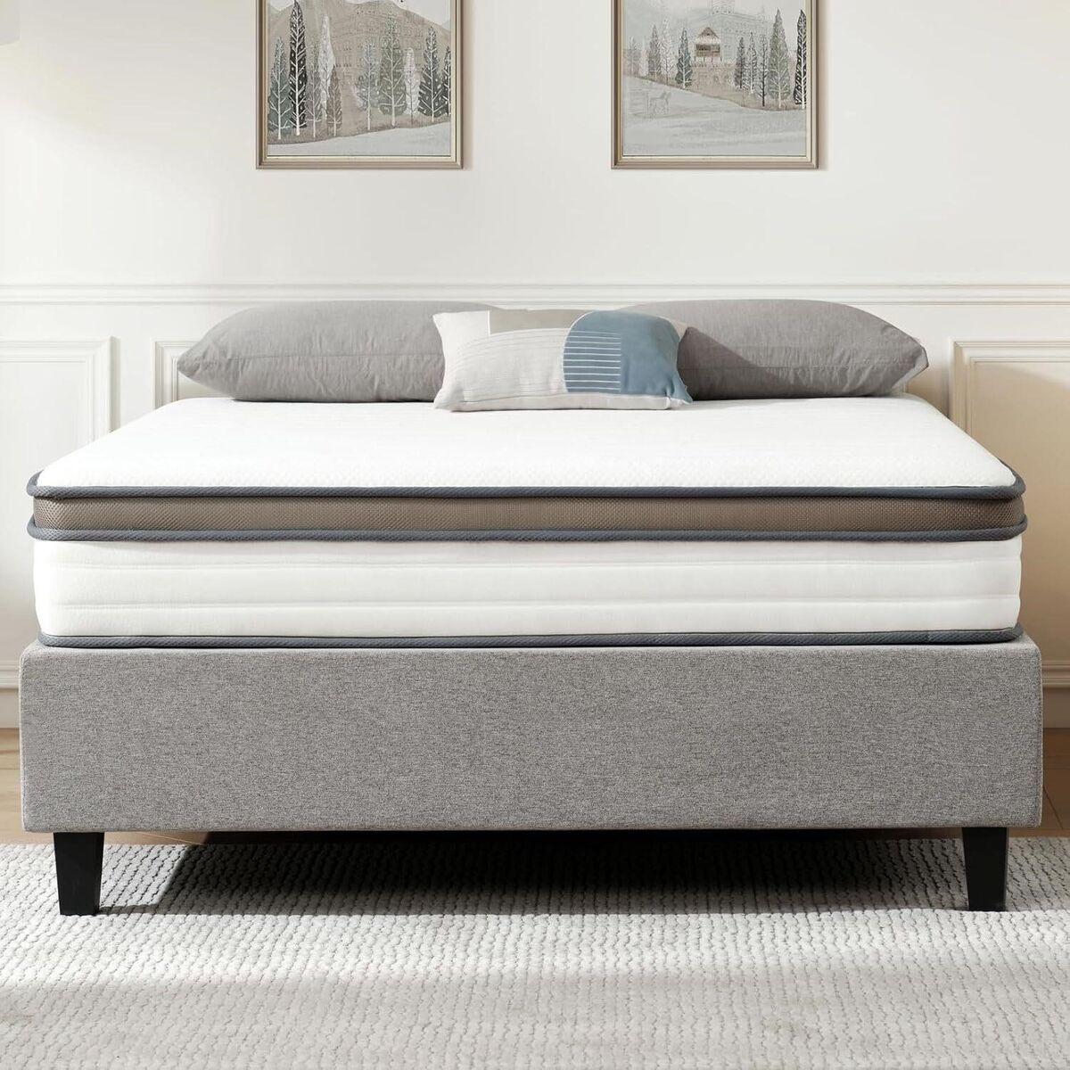 10in Full Memory Foam Hybrid Mattress Z-hom
 Onlin