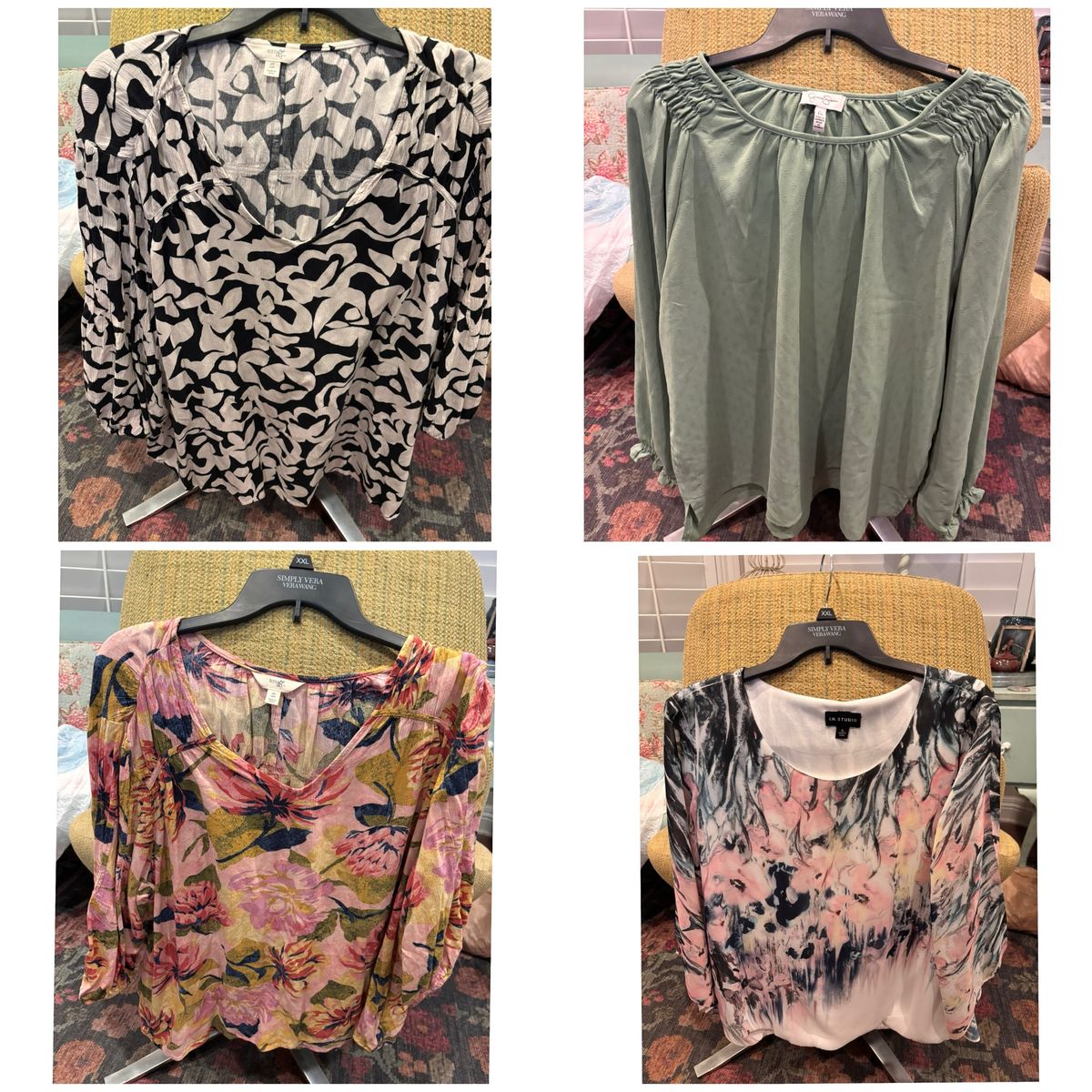 Women’s Cute XL Tops $5 Each