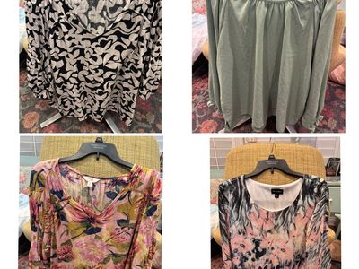 Women’s Cute XL Tops $5 Each