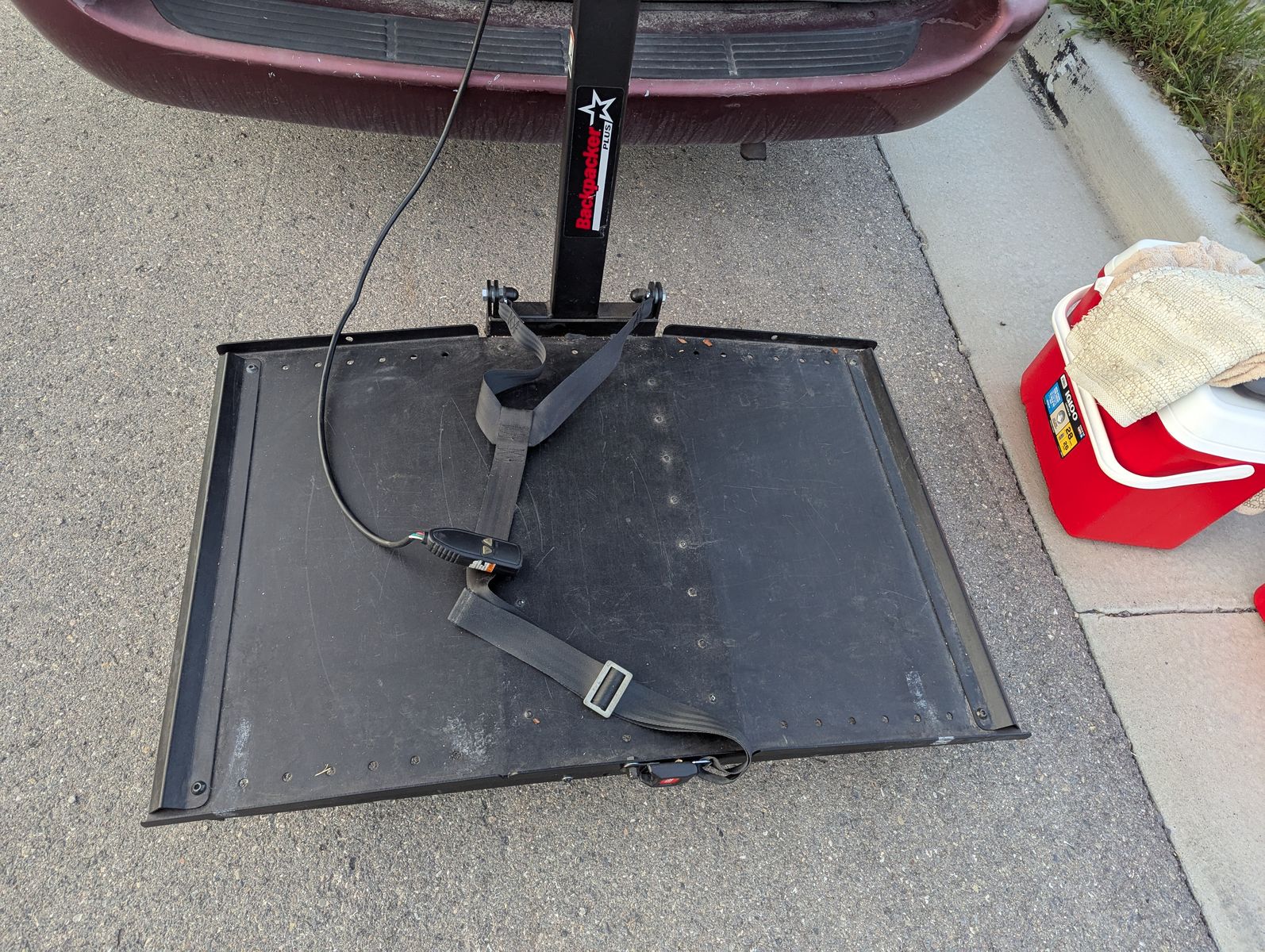 Backpacker Plus wheelchair or mobility scooter lift