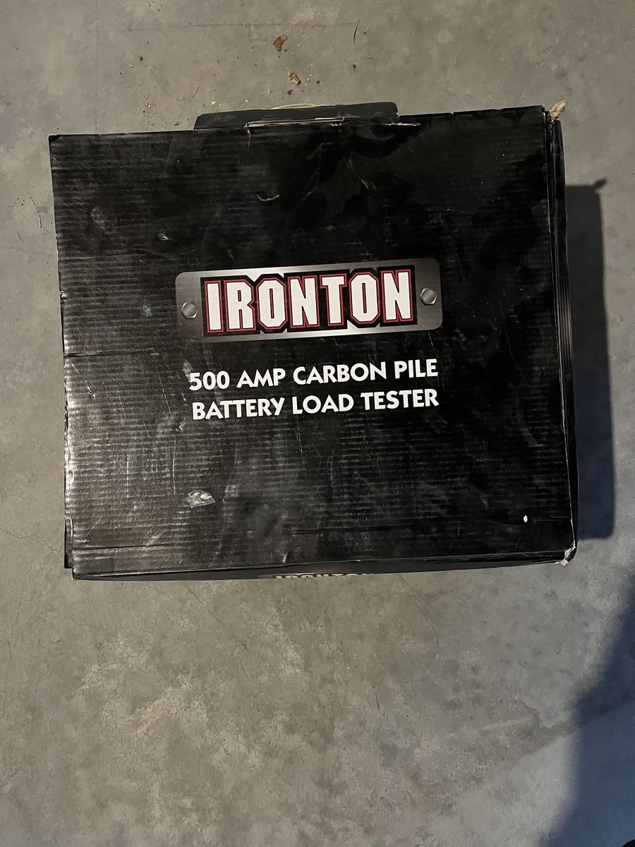 Ironton 500amp carbon pile battery load tester
