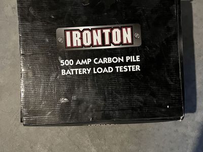 Ironton 500amp carbon pile battery load tester