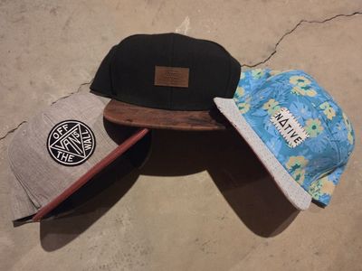 3 Baseball Caps - Vans, Native