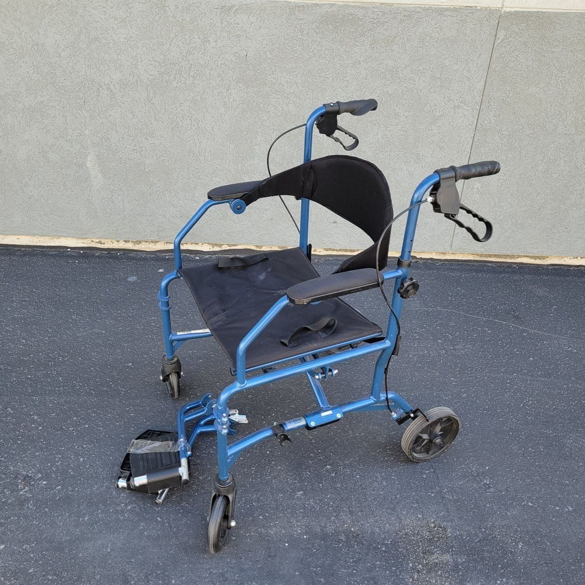 Medline Combination Transport Chair and Rollator