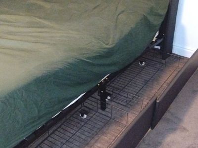Bed frame and mattress