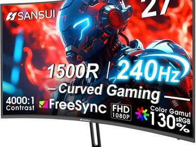 27" SANSUI Gaming Monitor 240Hz