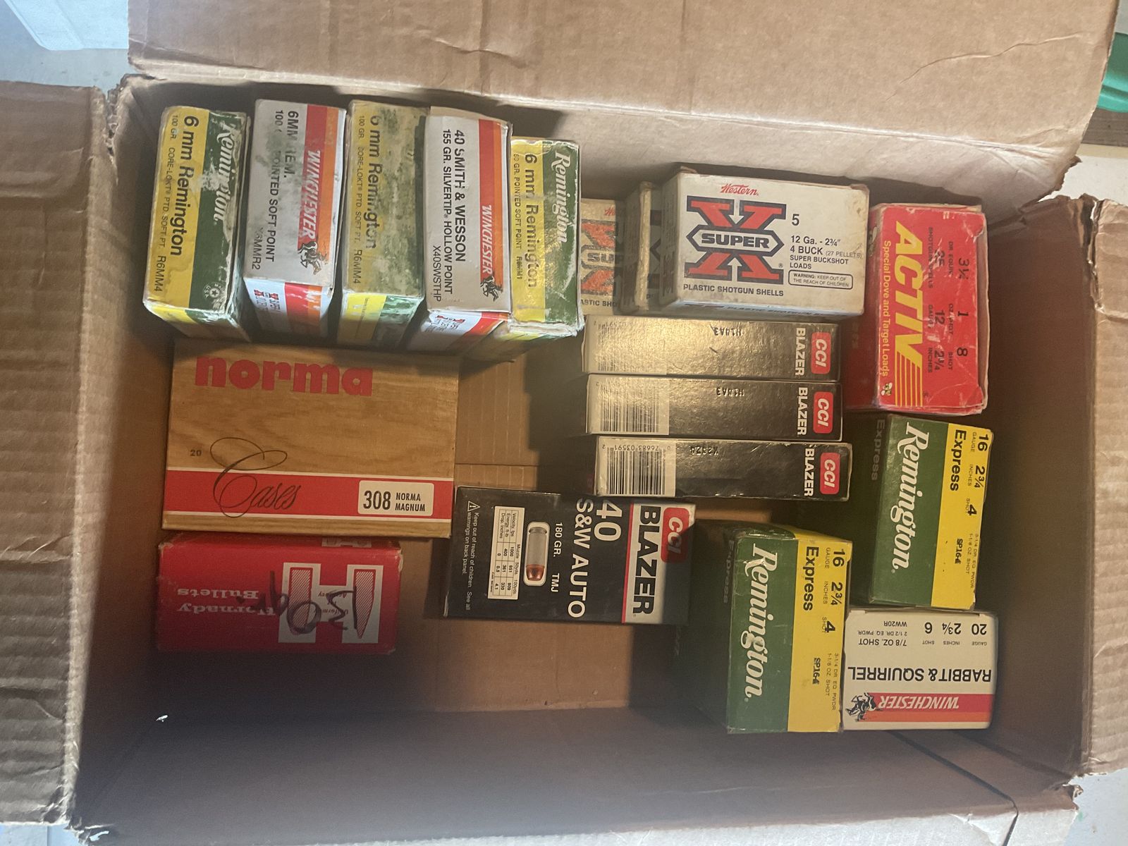 Rifle, pistol and shotgun ammo