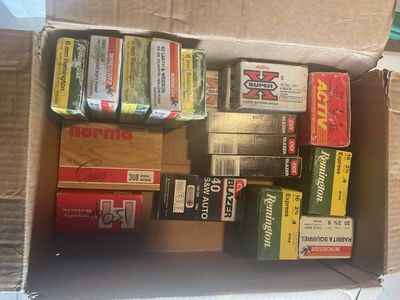 Rifle, pistol and shotgun ammo