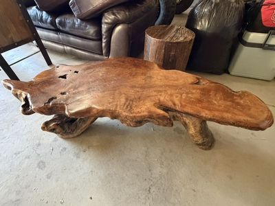 Solid Wood Love Edge Coffee Table