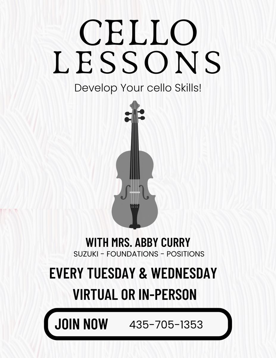 Cello lessons