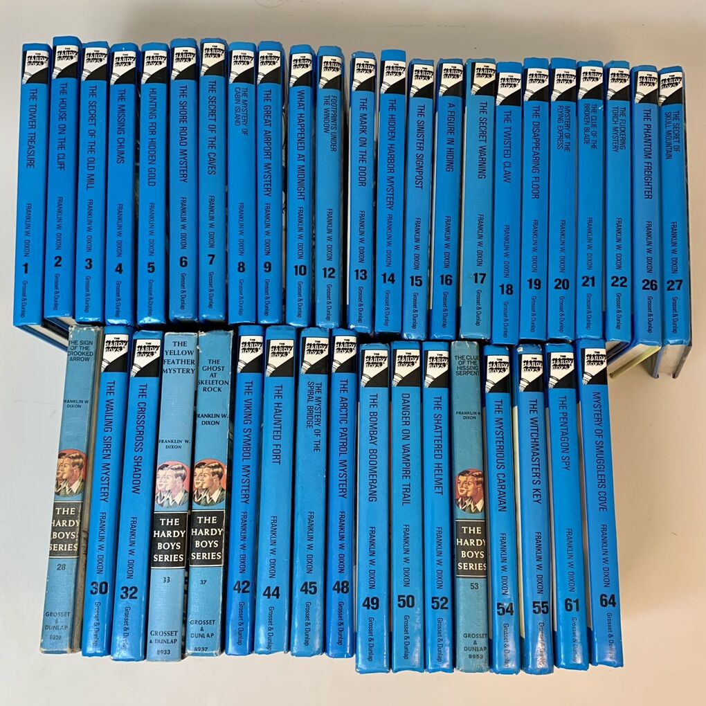 38 The Hardy Boys Mysteries Hardcover Books