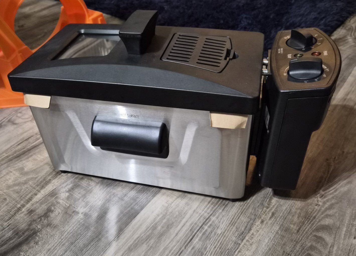 New Hamilton Beach 35021 Deep Fryer - Stainless Steel, Adjustable Temperature, Ready Light