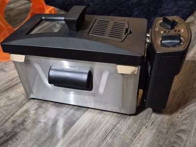New Hamilton Beach 35021 Deep Fryer - Stainless Steel, Adjustable Temperature, Ready Light