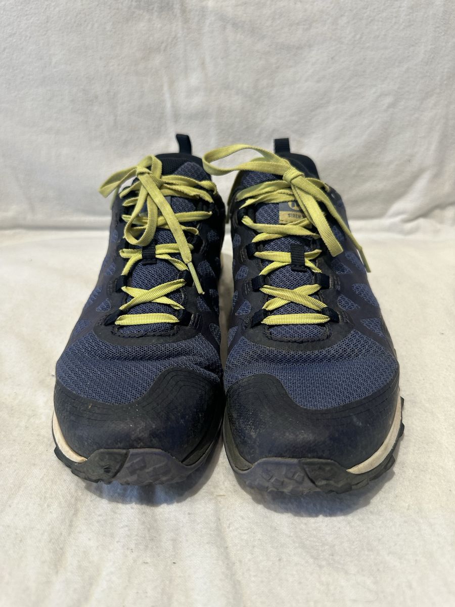 Merrell women’s size 8 siren 3 blue mesh waterproof trail shoes