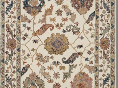 NEW!!! LOLOI MULTICOLORED 9x13 Natural Fiber Wool