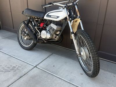 1975 Suzuki TS125 dirtbike motorcycle
