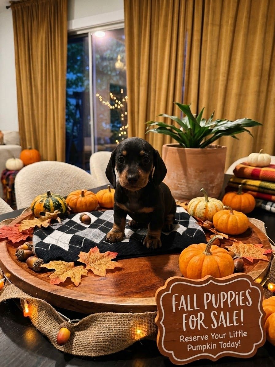 Pure breed Mini dachshund
