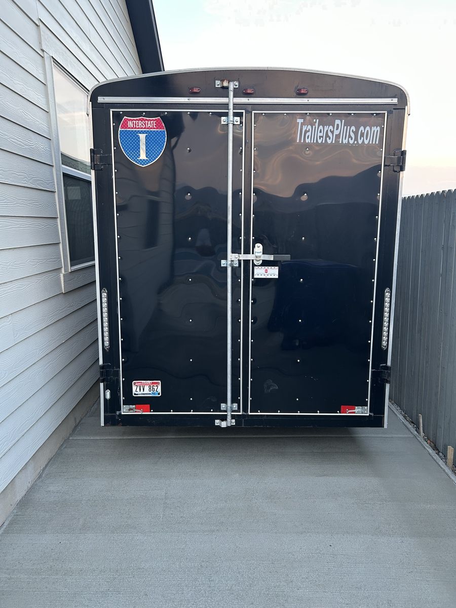 2021 6x12 single axle cargo trailer