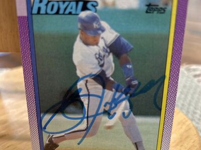 Bo Jackson Royals Autograph Baseball Signed Auto