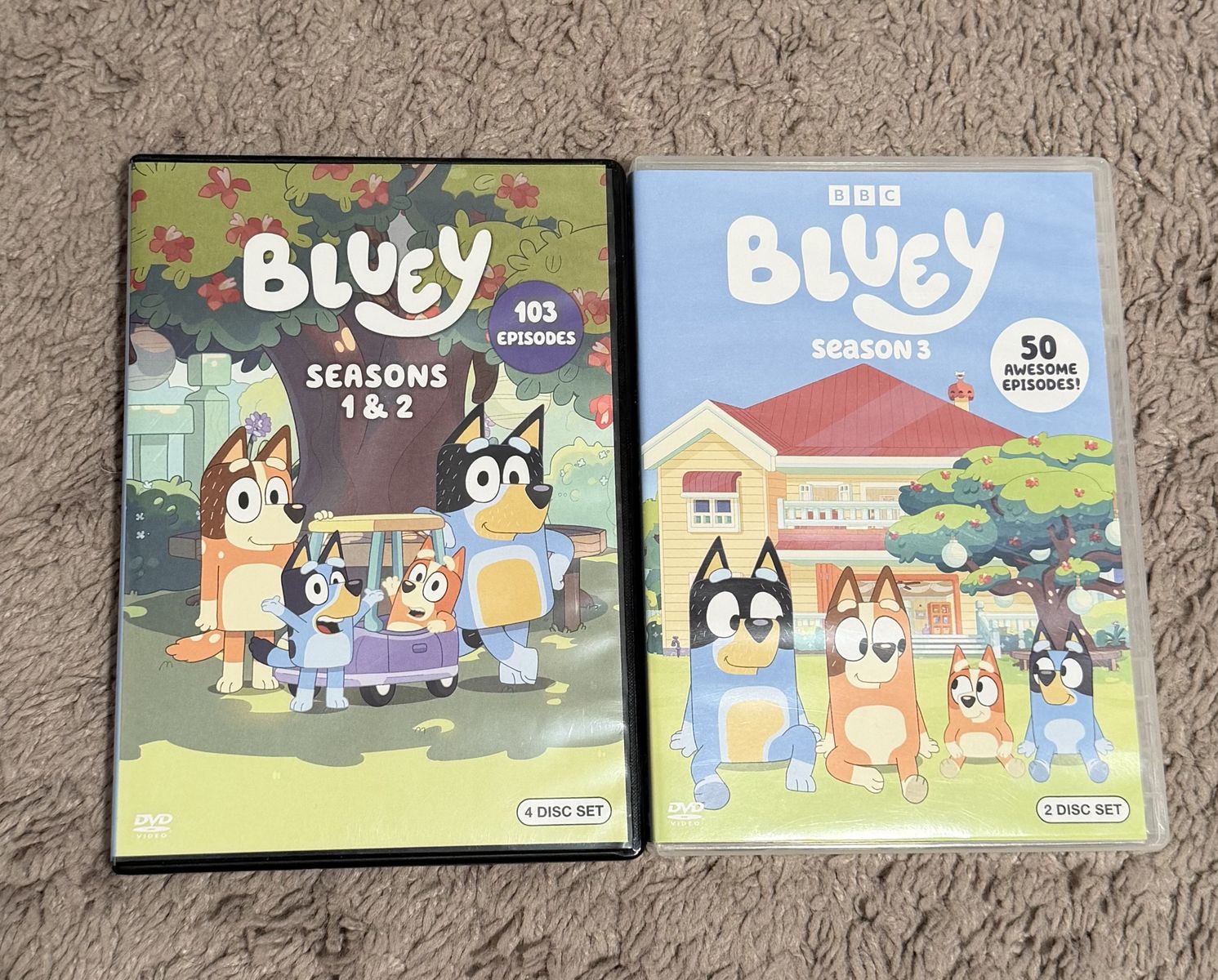 Bluey Seasons 1 2 3 DVD