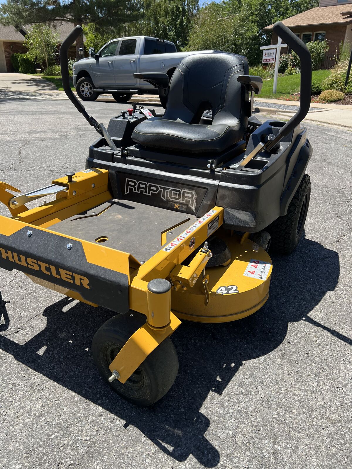 2025 Hustler Raptor X Mower With Accessories